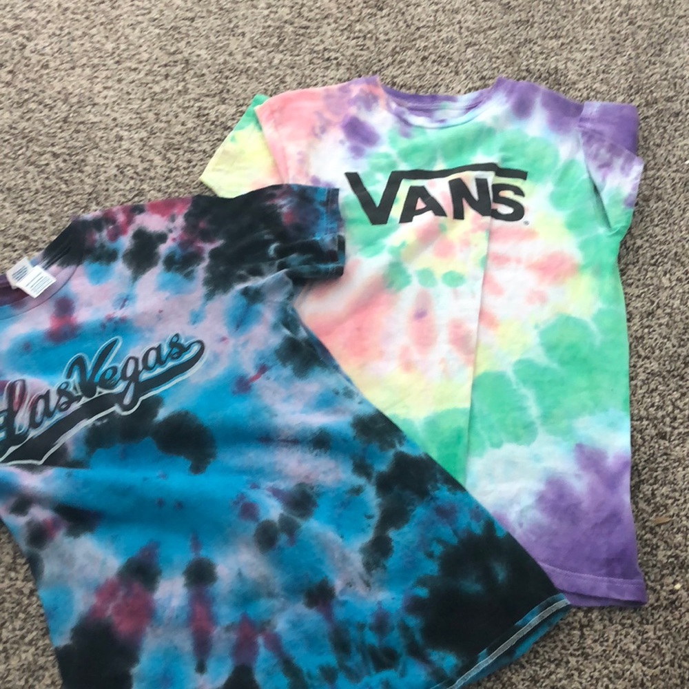 Tie dye shirts